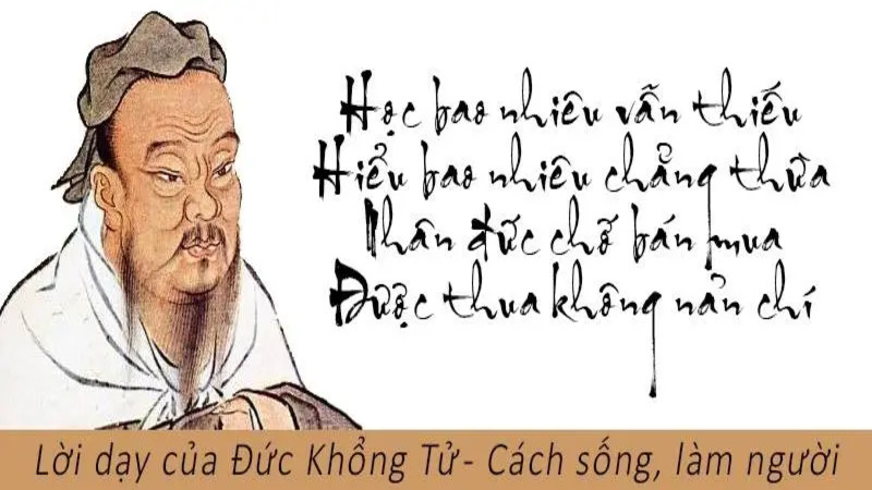 7 lời dạy của Khổng Tử 